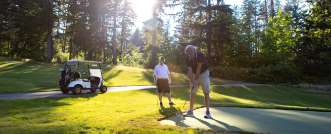 Golfing in Skamania County