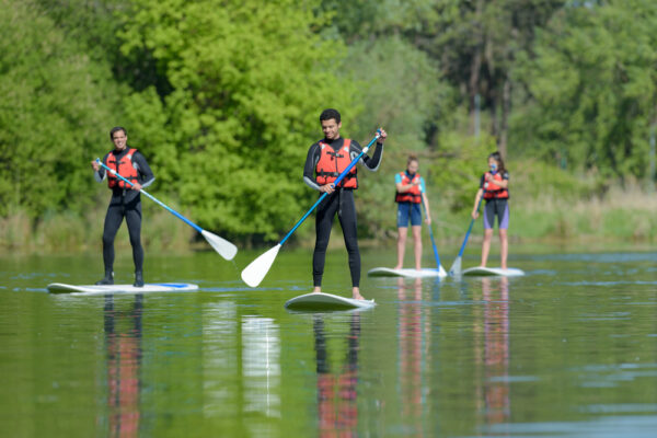 Paddle boarding in Skamania County