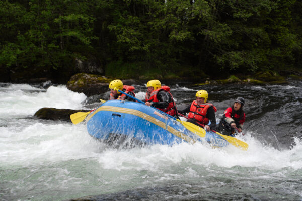 White water rafting on the White Salmon River