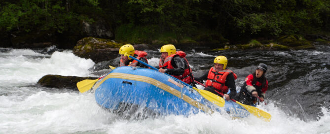 White water rafting on the White Salmon River