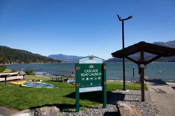 Stevenson boat launch in Stevenson, Washington 