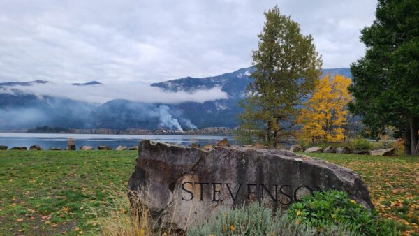 Stevenson, Washington in the fall 