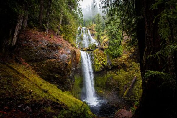 Falls Creek Falls hike, Skamania County, Washington