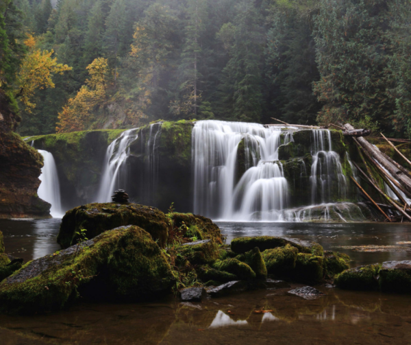 Lewis River Falls in Skamania County